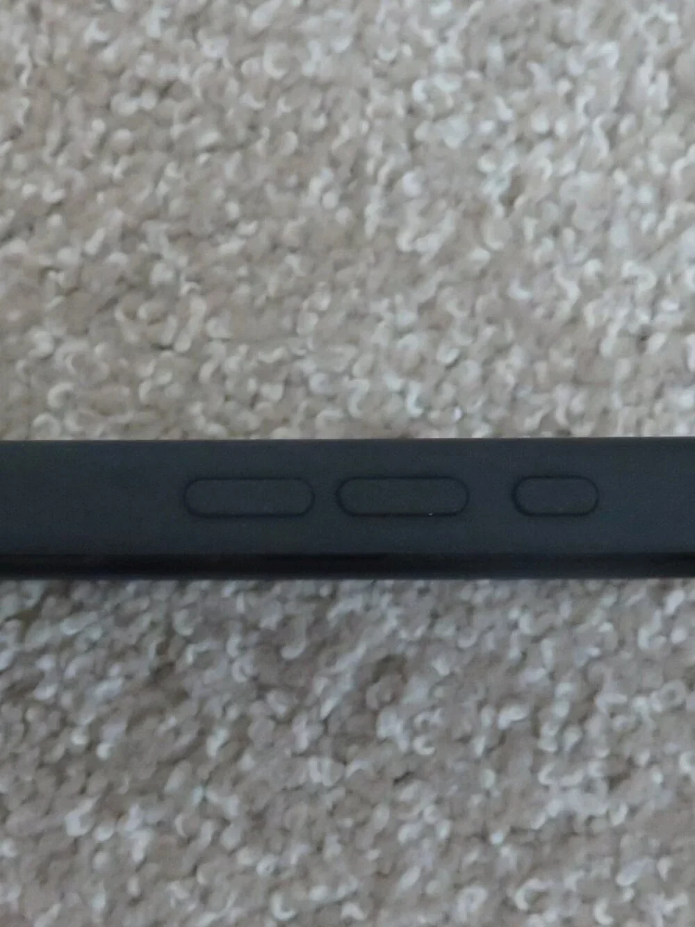 New Auth. Black Silicone iPhone 16 Phone Case
